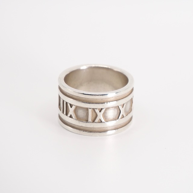 Tiffany&Co. 約11号 アトラスワイドリング シルバー925 ティファニー