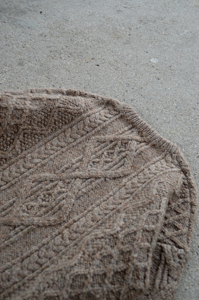 SANBUSCO 90s Wool Fishermans Sweater サンバスコ 90年代 オールドニット