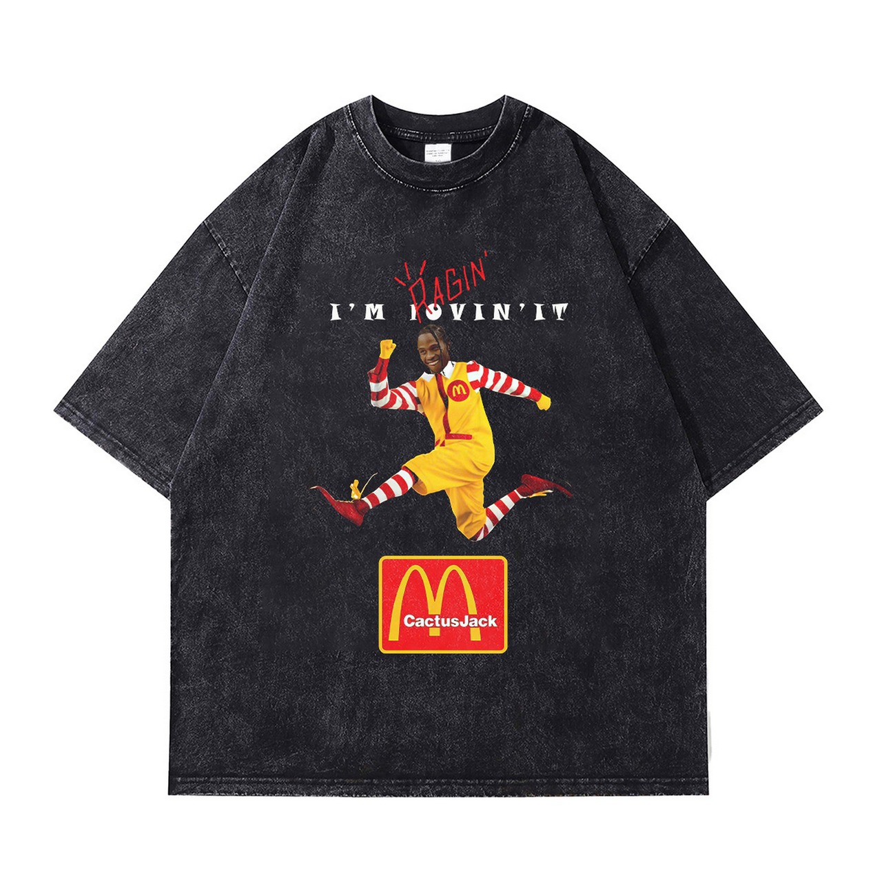 VINTAGE ストリート マクド Travis Tシャツ T1055