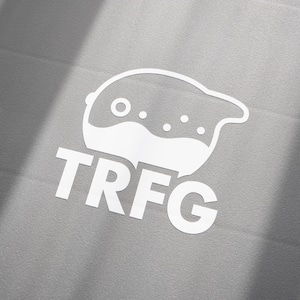 TRFG カッティングステッカー ホワイト