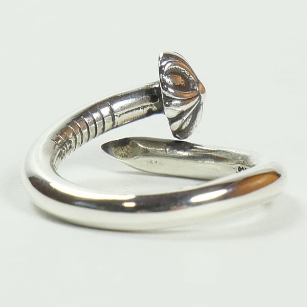クロムハーツ　ネイルリングus6.5 Size【12号】 CHROME HEARTS クロム・ハーツ NAIL RING CRSBL SILVER