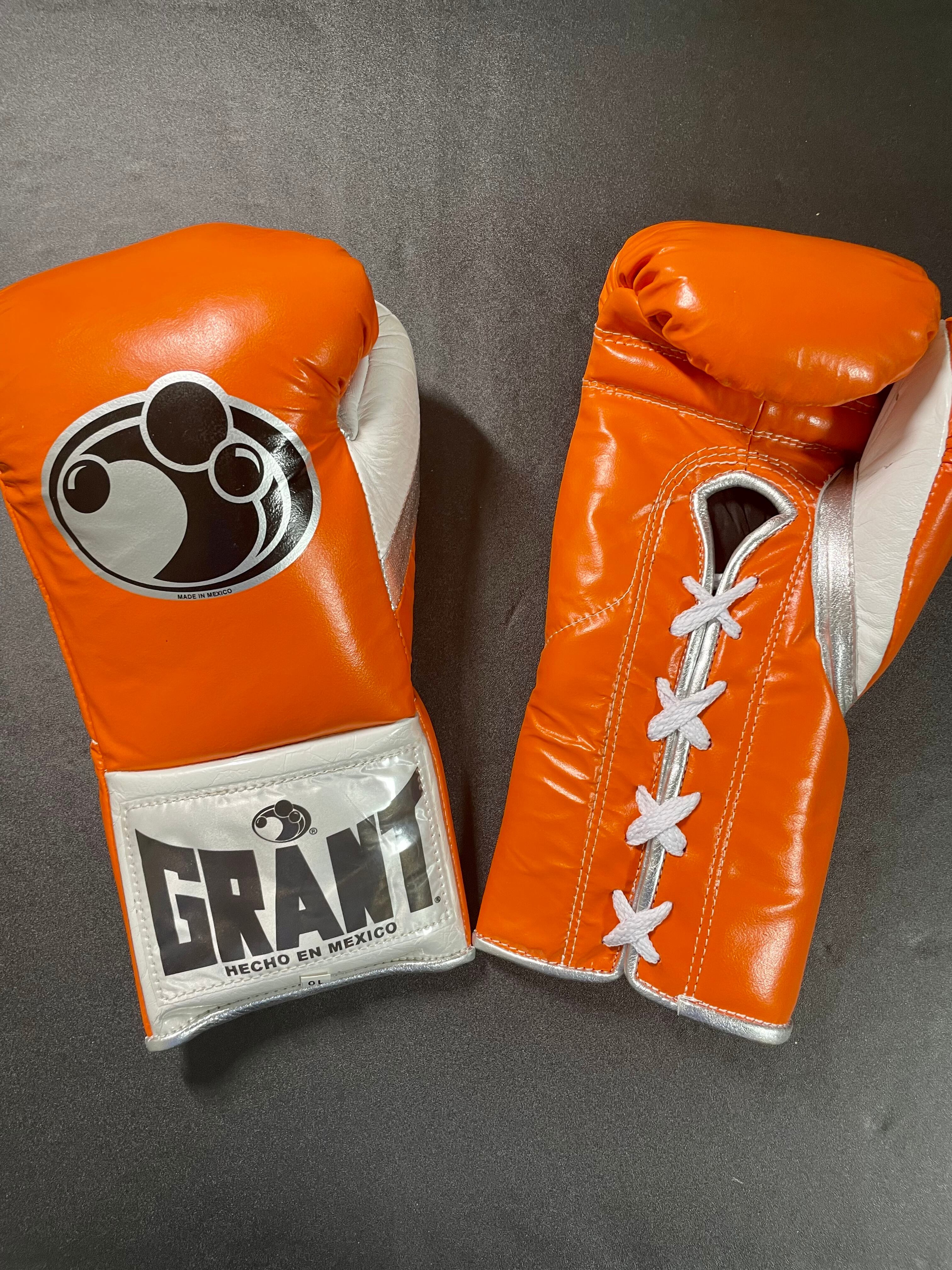 GRANTグラントプロファイトグローブ オレンジ/プラチナ/ホワイト ボクシング格闘技専門店 OLDROOKIE