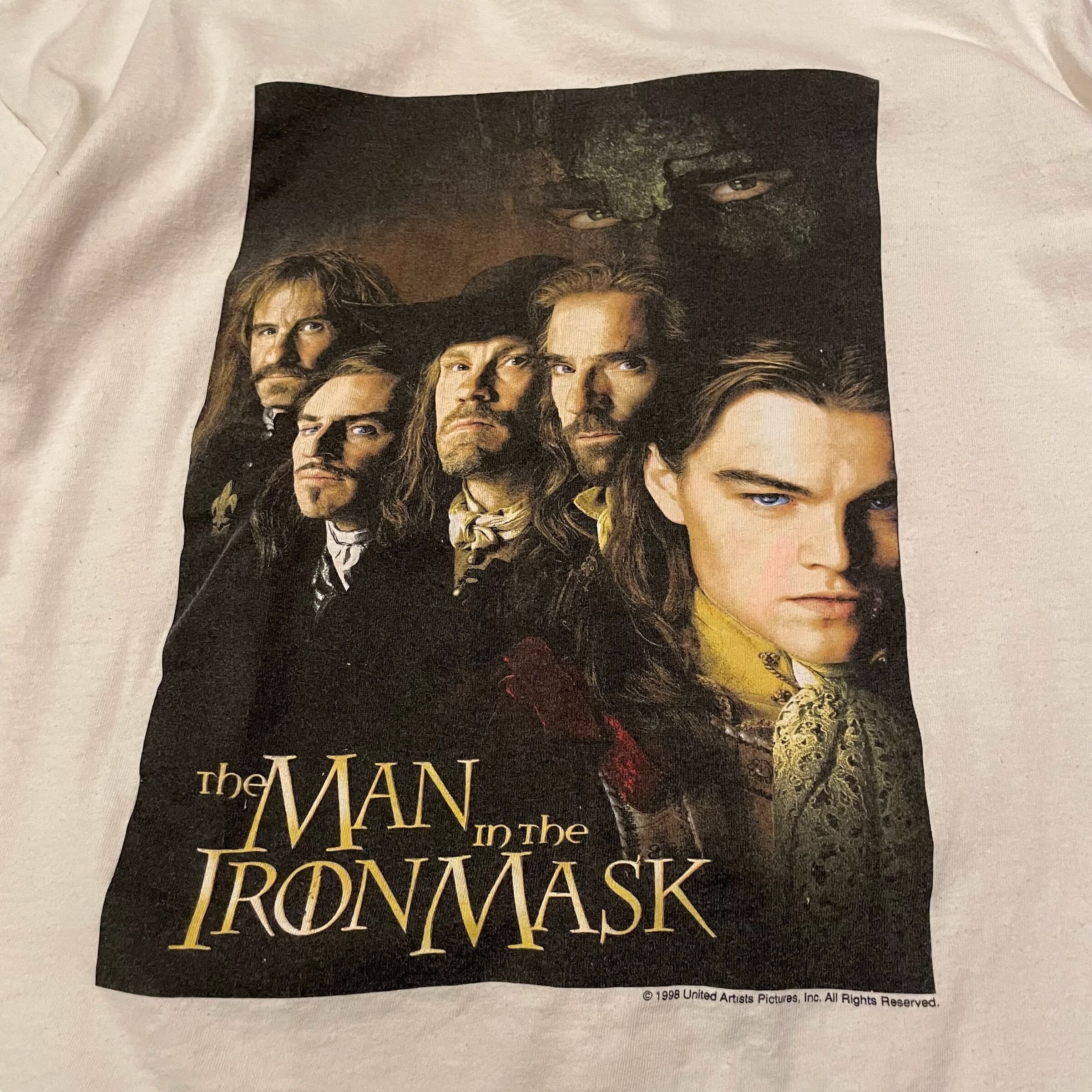 激レア 90s 仮面の男 Man in The Iron Mask Tシャツ-