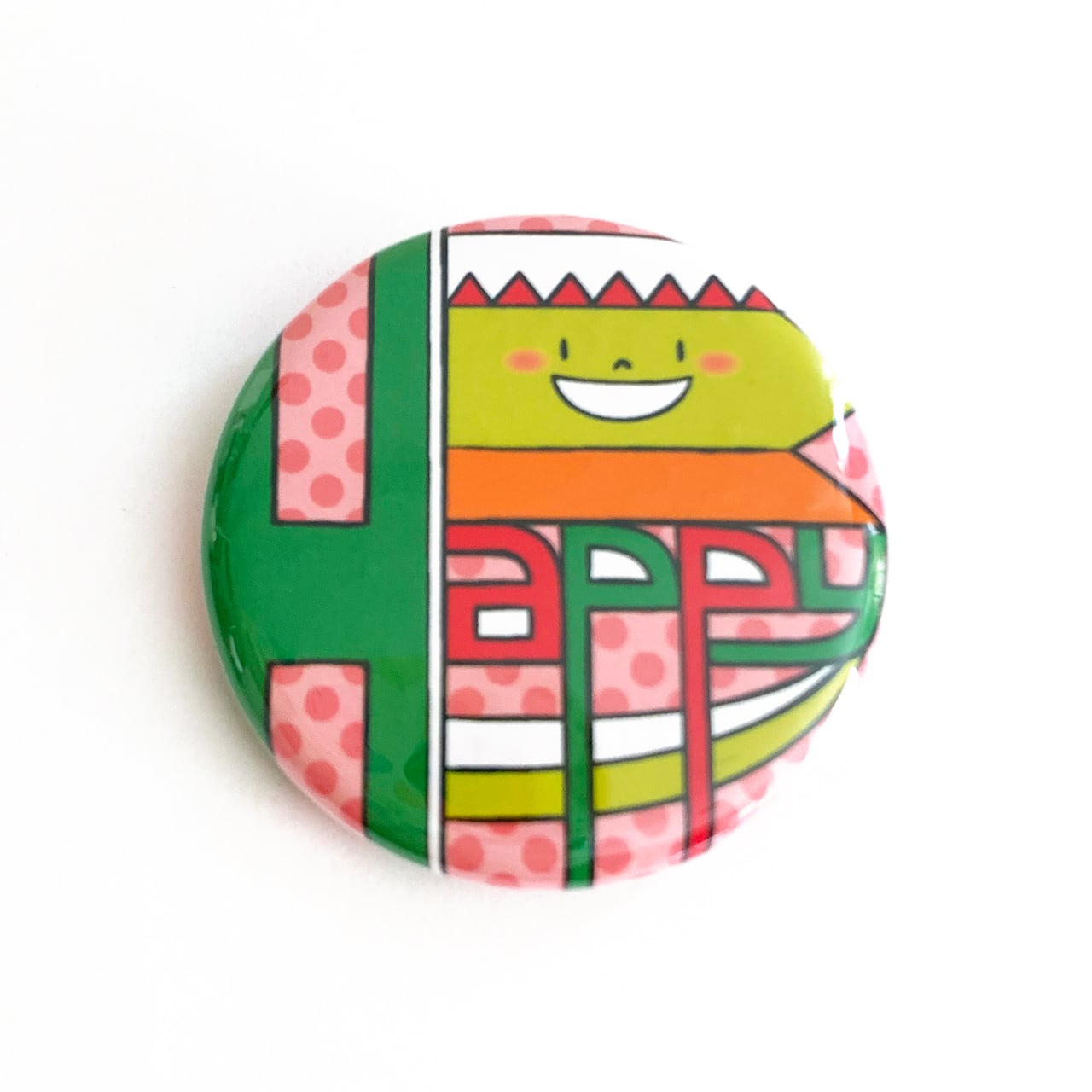 缶バッジセット】 ・Love ・Thank You ・Happy ・Good ・Lucky