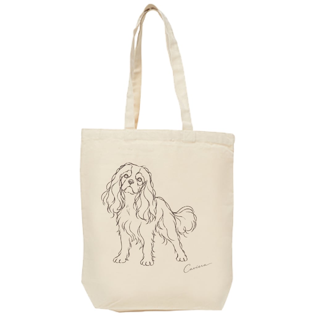 Cavalier Drawing Tote Bag 0110