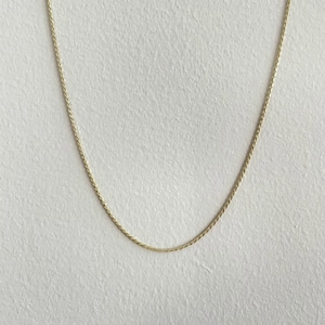 【14K-3-19】20inch 14K real gold chain necklace