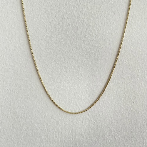 【14K-3-19】20inch 14K real gold chain necklace