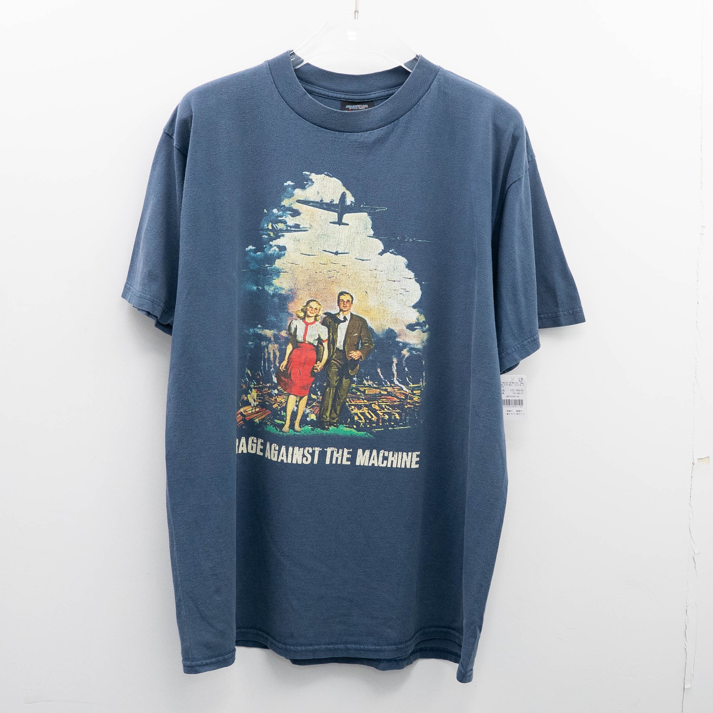 Rage Against The Machine " Down Rodeo Slate Navy " Giant XL 【E8-159】