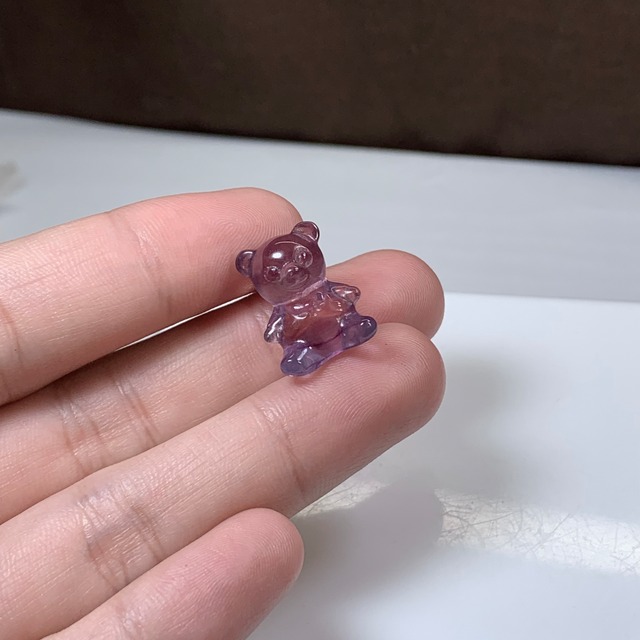 27.可愛いくまちゃん・フローライトくま