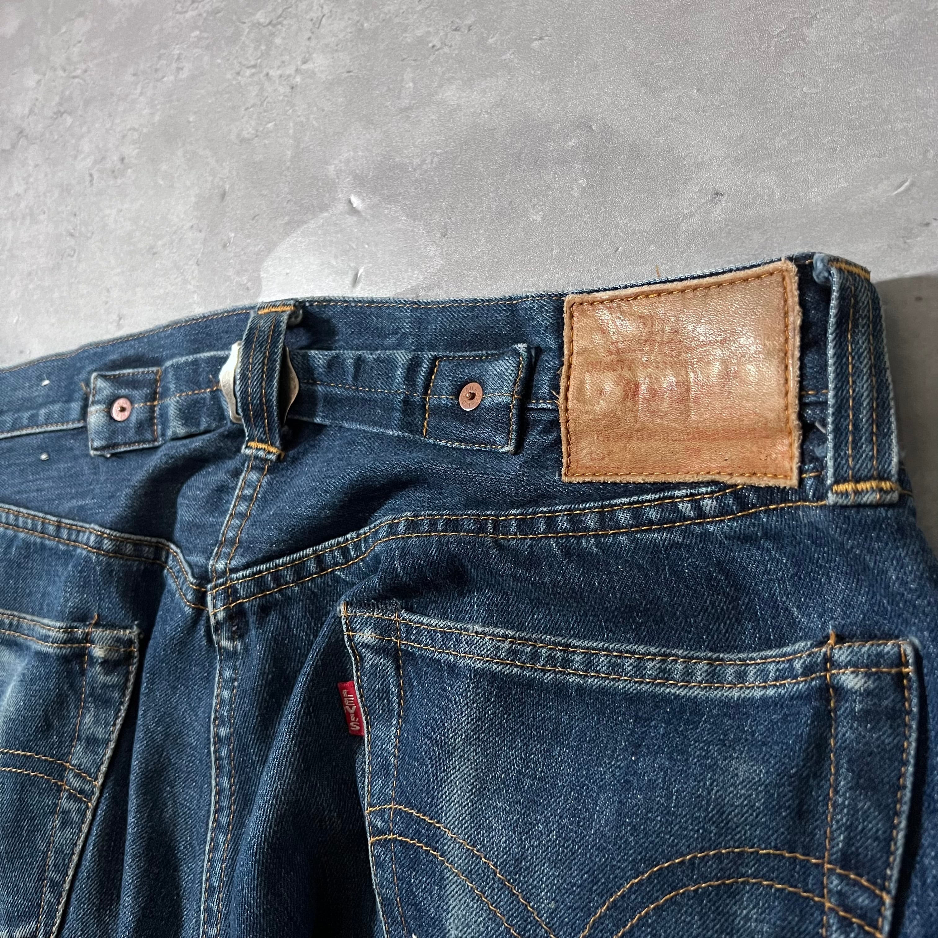 90s “Levi's 201XX”復刻 BIG E selvedge denim pants バレンシア工場製