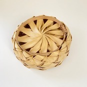 ババス椰子 籠 浅型 S ③