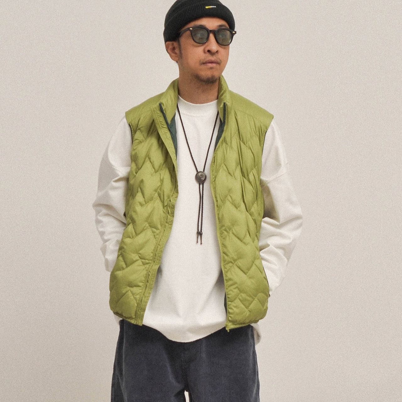 クラウドパターン・ライトダウンベスト K5512 - 8