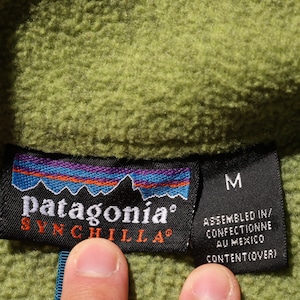 美品 M 00年 Synchilla Marsupial Patagonia シンチラ マースピアル パタゴニア ハーフジップ