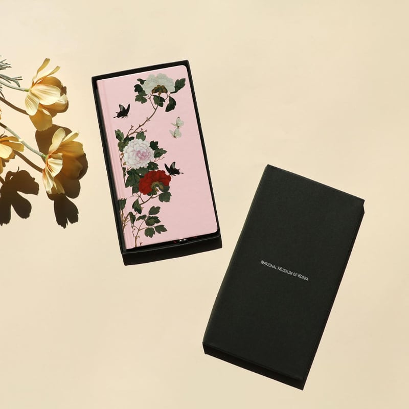 韓国伝統工芸】花と蝶 手帳 | dal pid