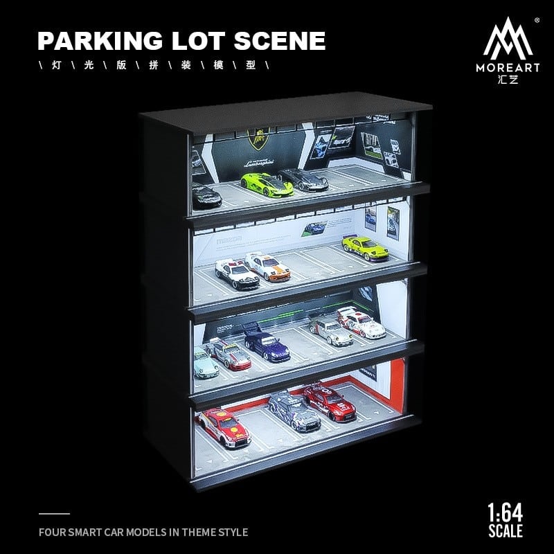 MoreArt  立体駐車場 パーキングスペース ブロックスタイル ジオラマ