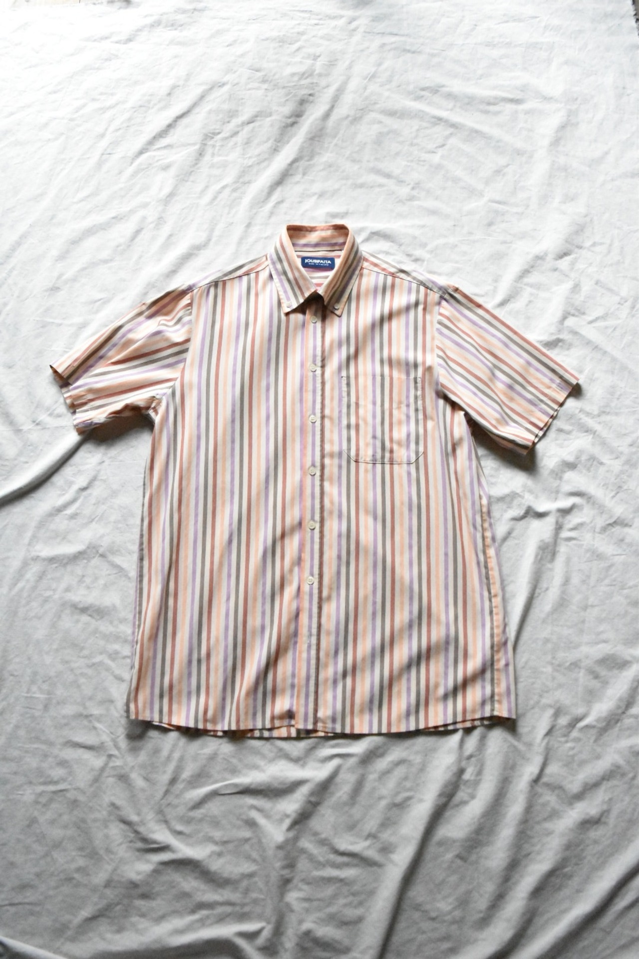 Finland made multi stripe S/S shirt