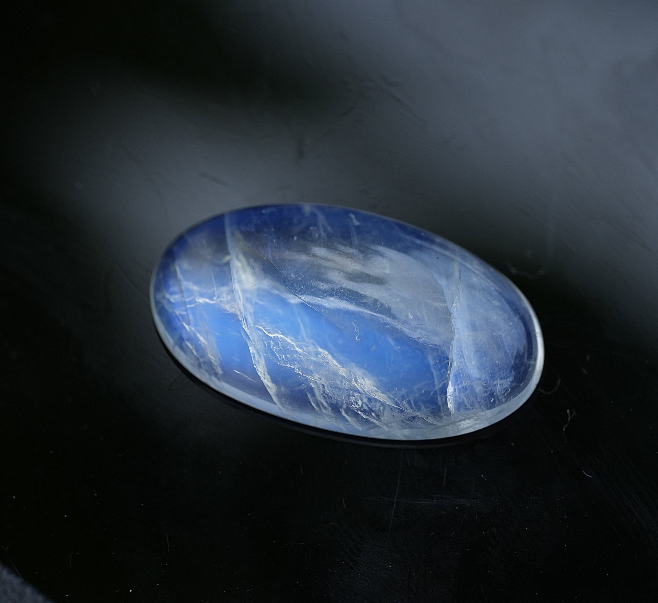 ブルーシラー透明感☆高品質☆レインボームーンストーン s1529 | Funky