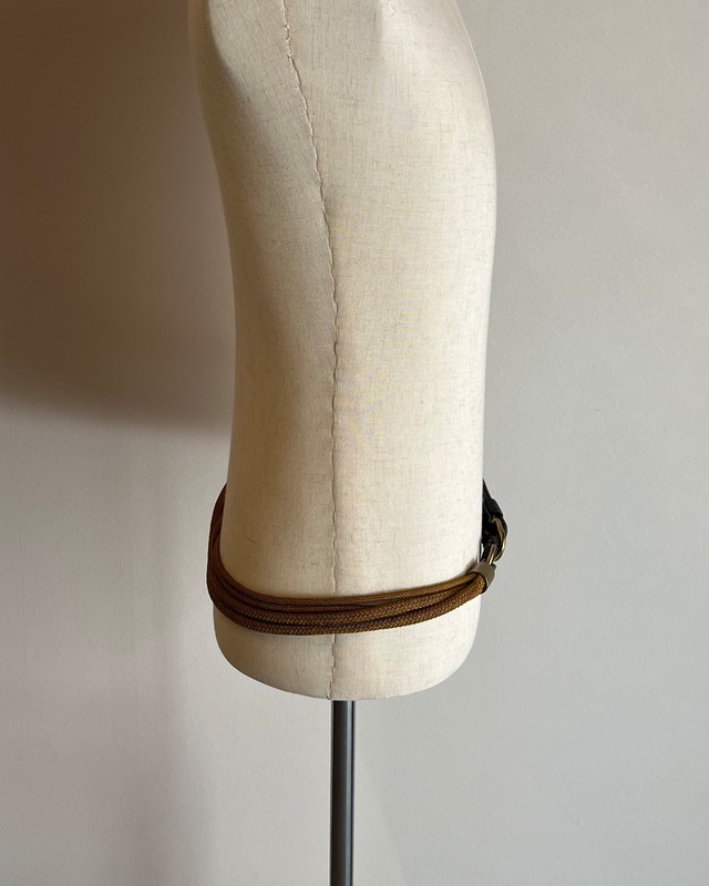 【Neil Barret】rope switching leather belt