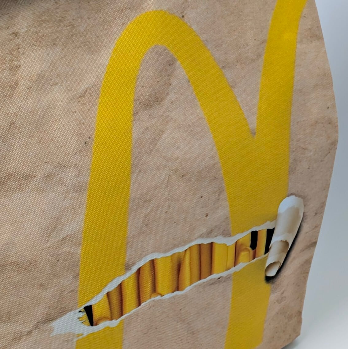 【マクドナルド (McDonald) ポテト】Backpack(バックパック) / リュック / 紙袋風〚アメリカン雑貨 アメトイ〛