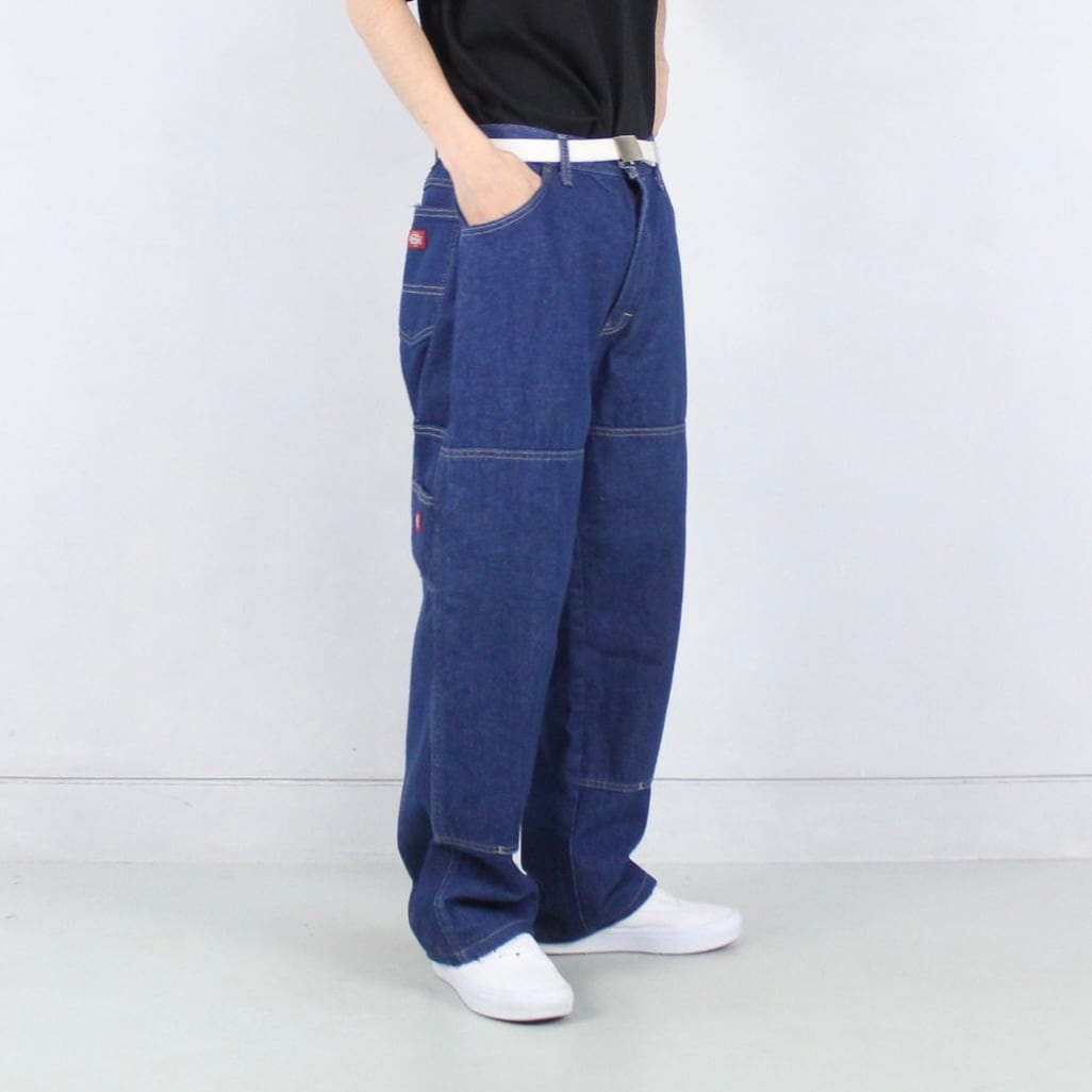 Dickies ダブルニー ワイドデニム ペインターパンツ【FF-5326】 | cv