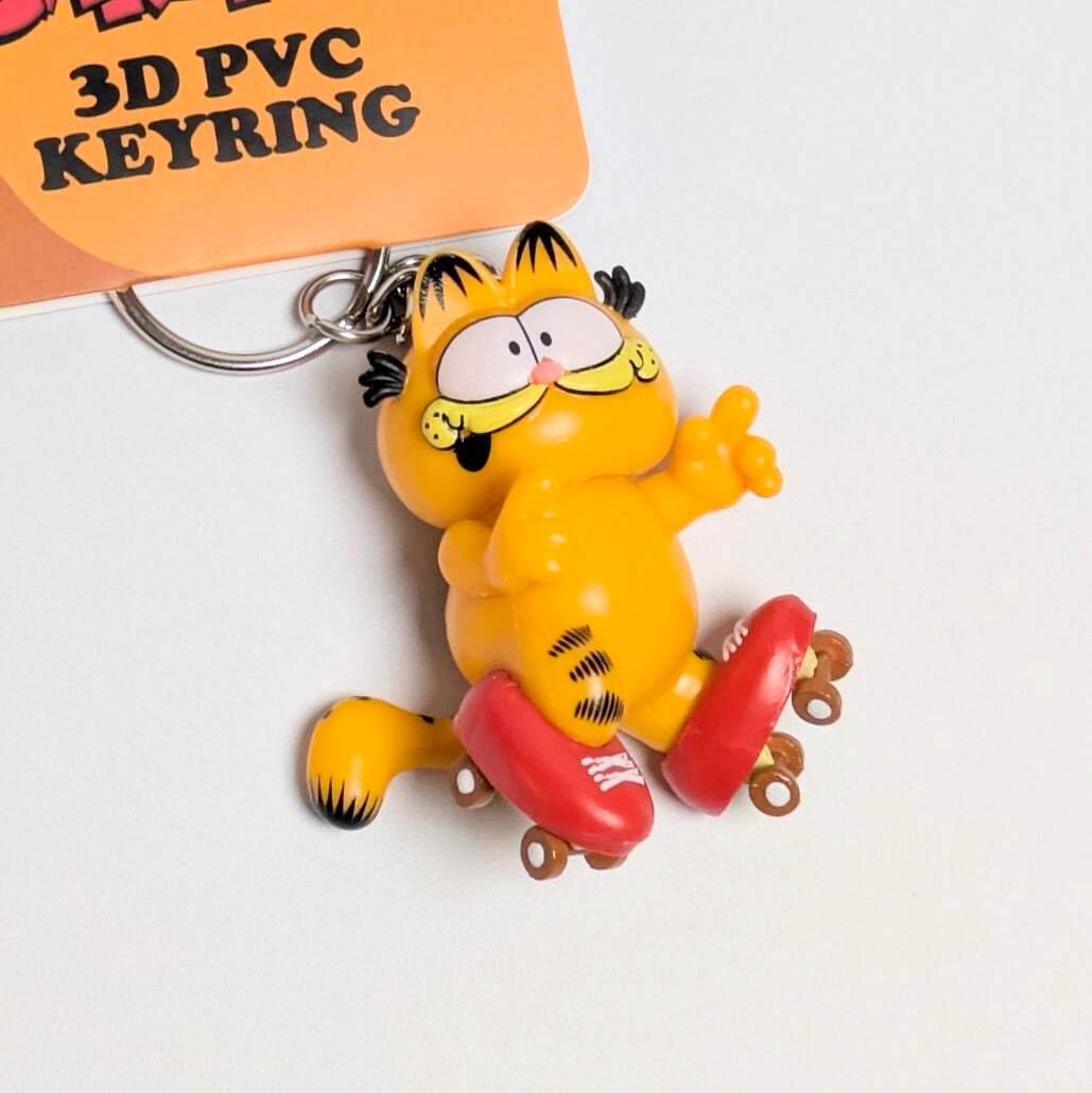 Garfield ( ガーフィールド ) 】 3D PVCキーホルダー 『 ローラー
