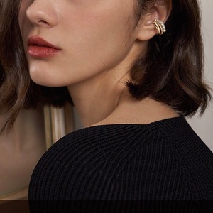 pearl ear clip＜1078＞