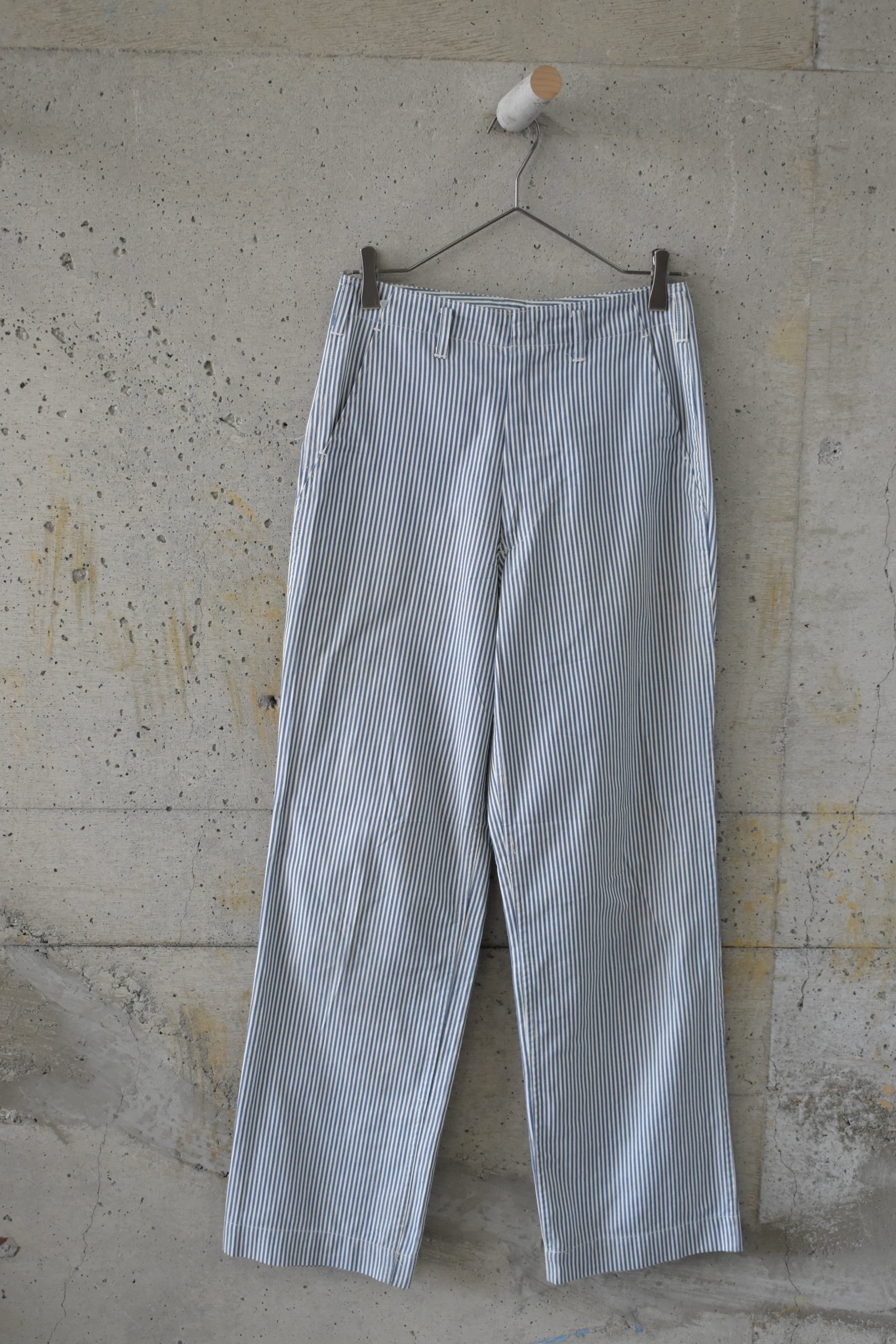 Slim-striped work pants