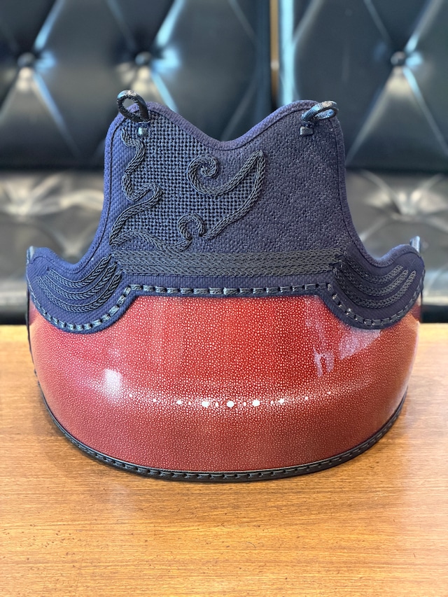 【圧倒的存在感✨1名様初回サンプル限定大特価‼️】【胸Lサイズ身長165〜175cm】  松勘製『雷刃飾り胸』鮫皮型強化樹脂胴　赤