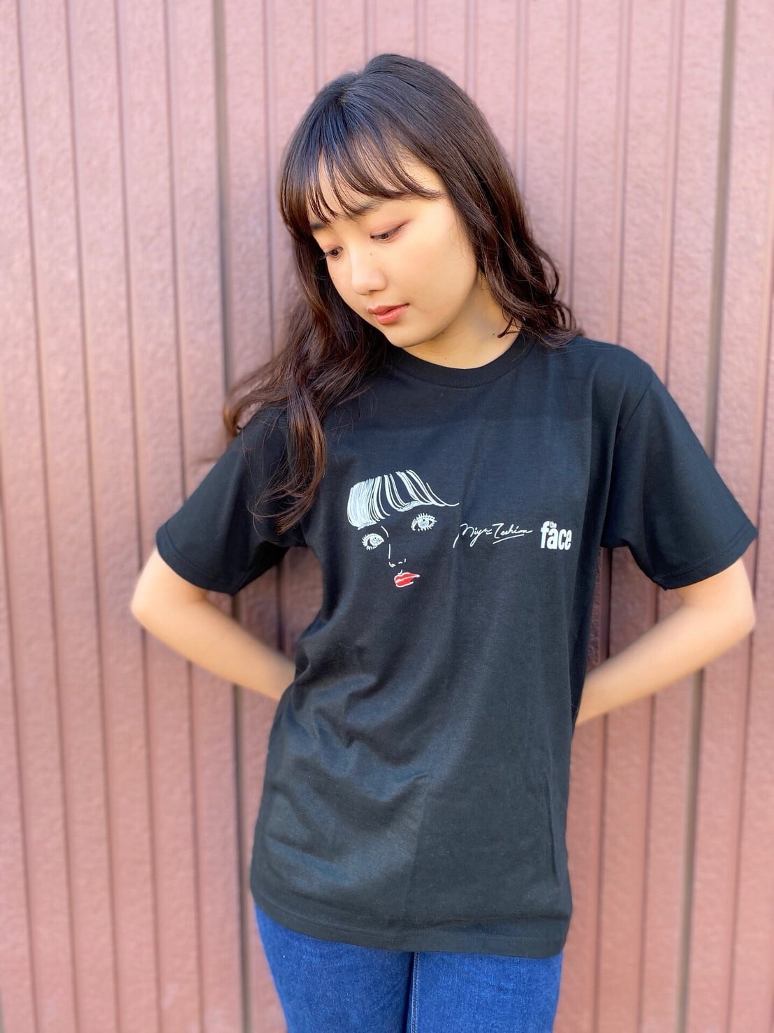 the face vol.3 手島実優特集上映』Tシャツ（B）黒 | モクカ