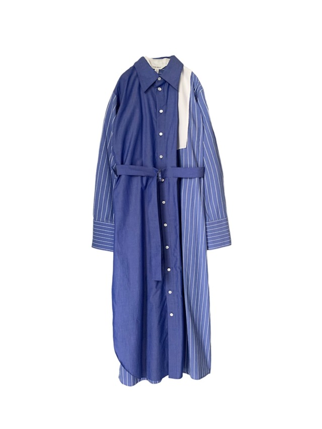 The Keiji | PANELLED COLOUR BLOCK SHIRT DRESS