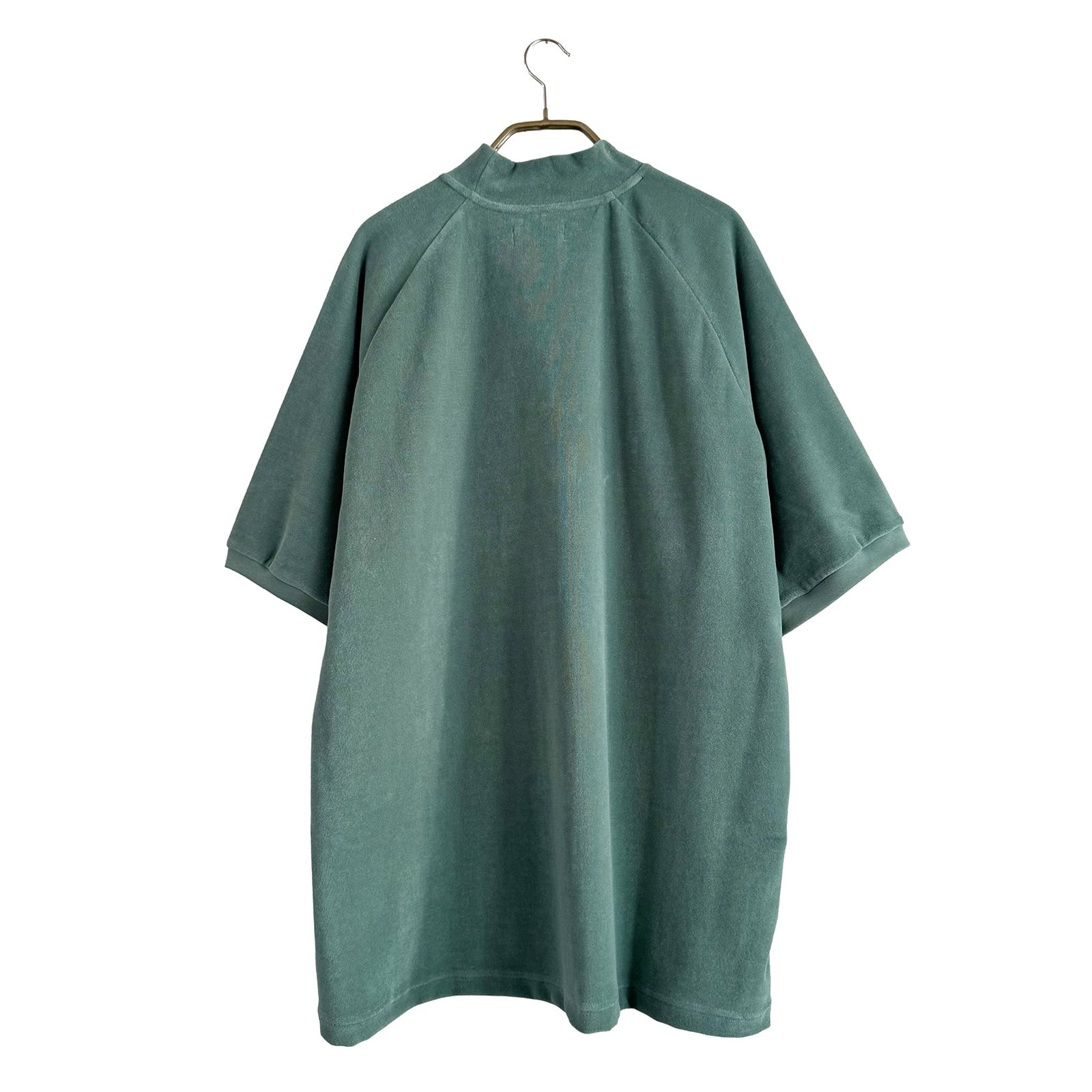 HIGH GAUGE PILE MOCK NECK SHIRT -GREEN- | 8G SHOOT WEBSTORE