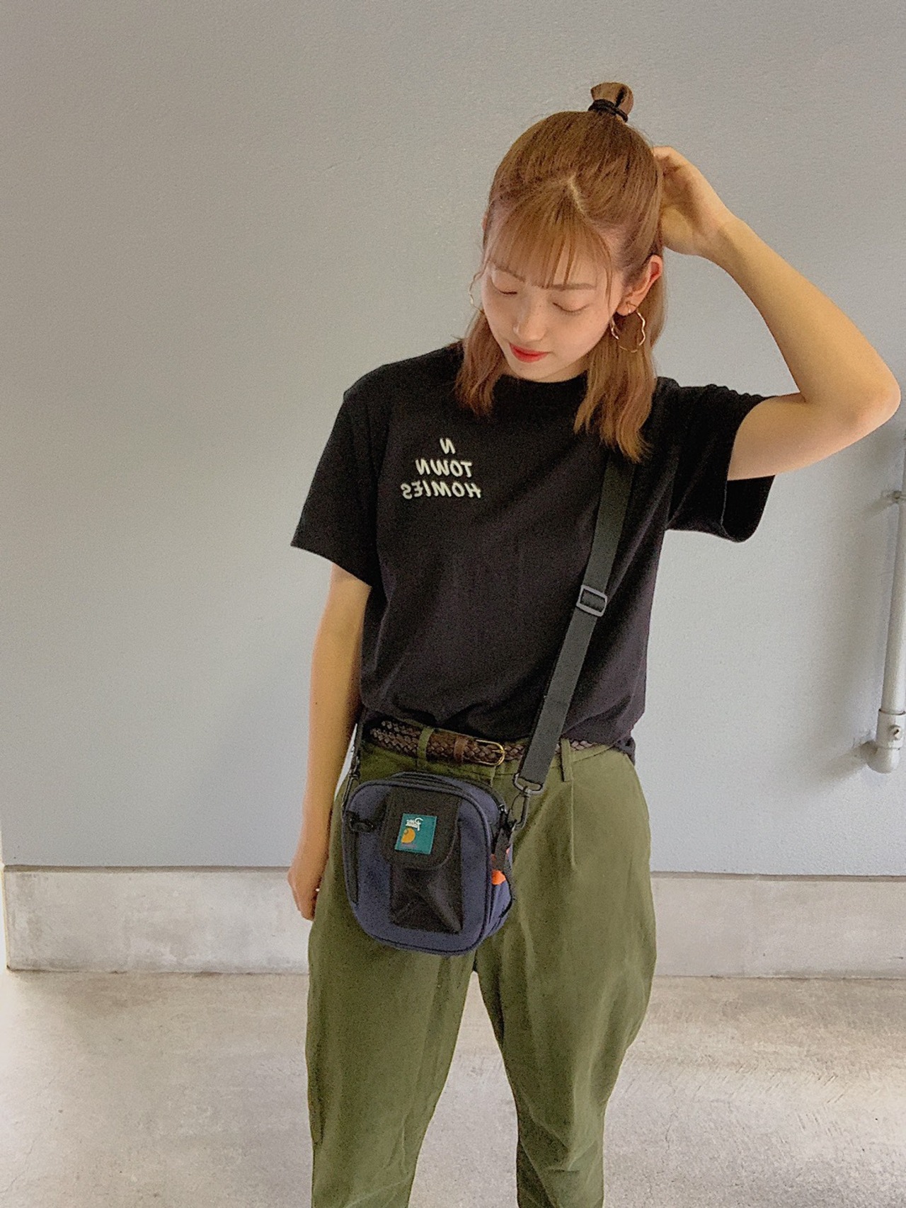 "BACKLOGO" colour Black×Lightgray - 6