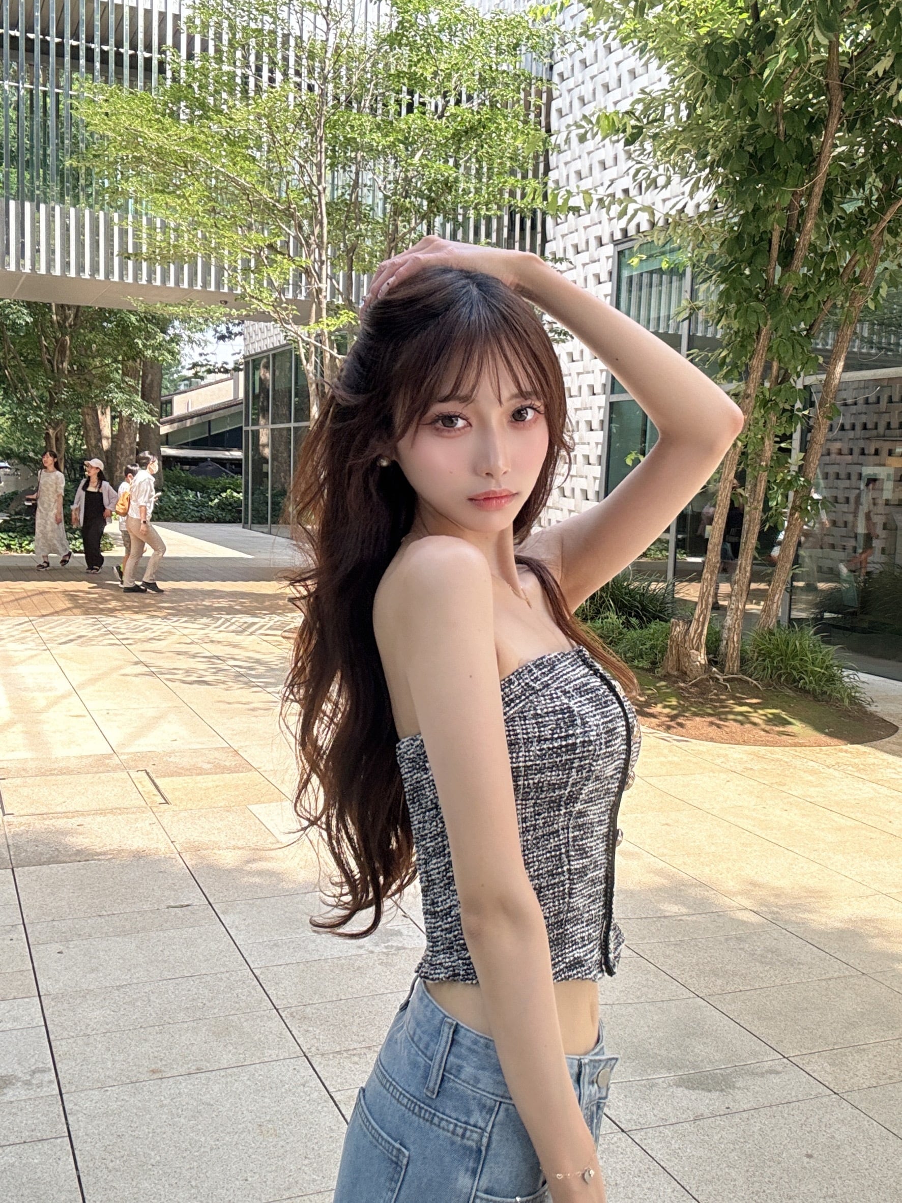 美シルエットツィードビスチェ | avectoi