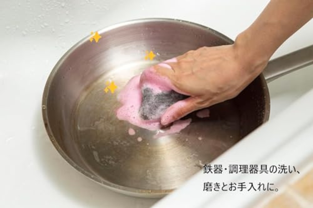 ボンスター プロが選んだ 業務用金たわし ソープパッド 24個入り 調理器具のお手入れ 金属みがき用 油汚れやコゲつきを落とす 柔らか特殊網 天然ヤシの実 無リンソープ付き B-161