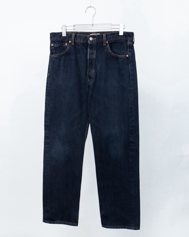 "Levi's" 501, garment-dyed wide denim trousers