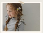 韓国子供服 / 26winter / puella FLO / プレッツェルヘアピン / キッズ / 冬服 *FREE*