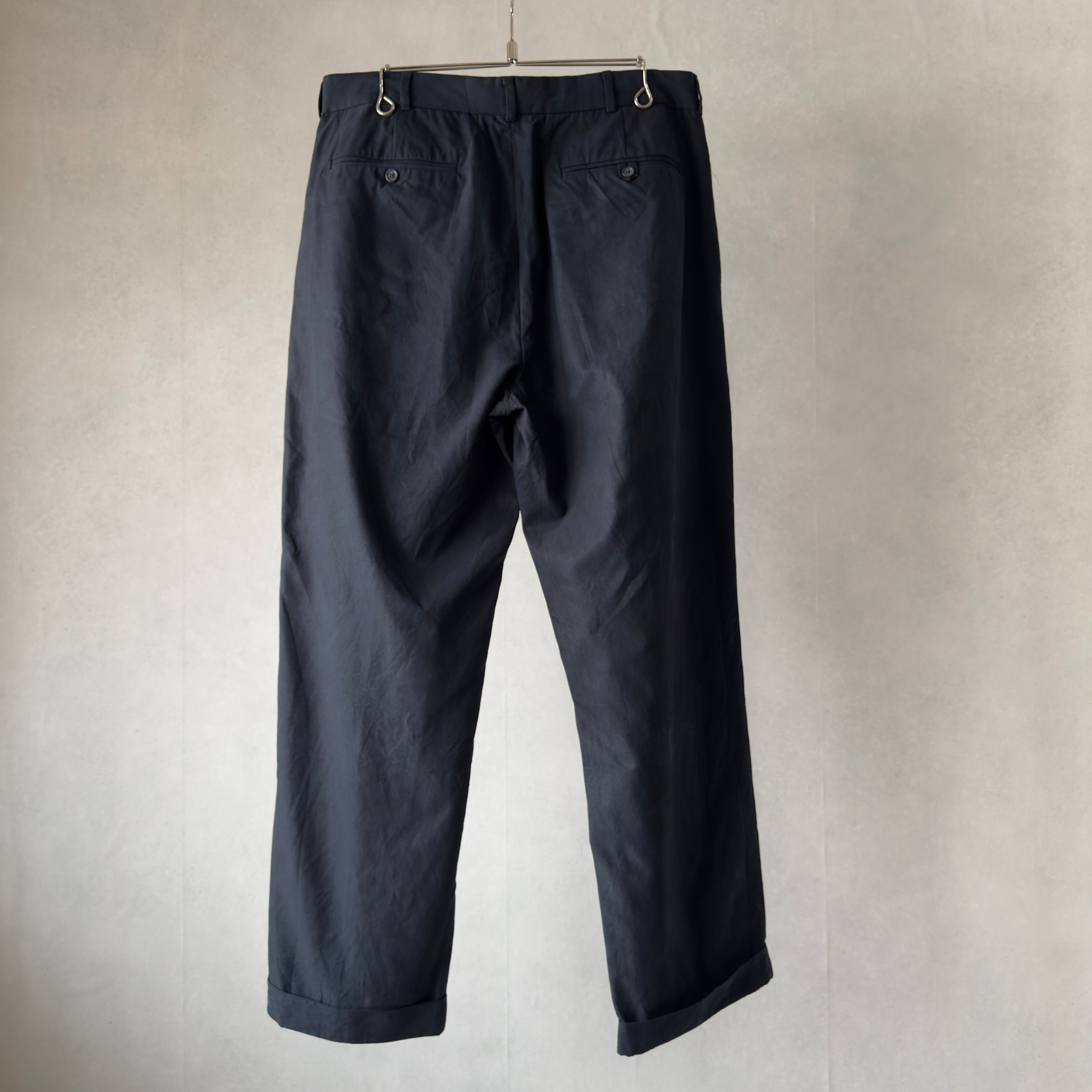 【Polo by Ralph Lauren】シルク混ツータック ヴィンテージ 90s Polo Ralph Lauren Silk Two Tuck Slacks | COMPOSITE STORE