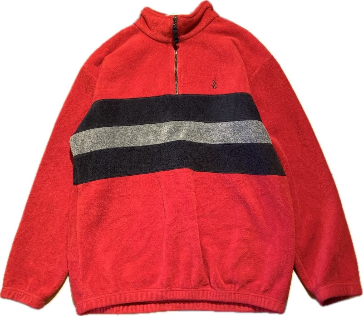 NAUTICA フリースパーカー ハーフジップ 古着 | glad09160916