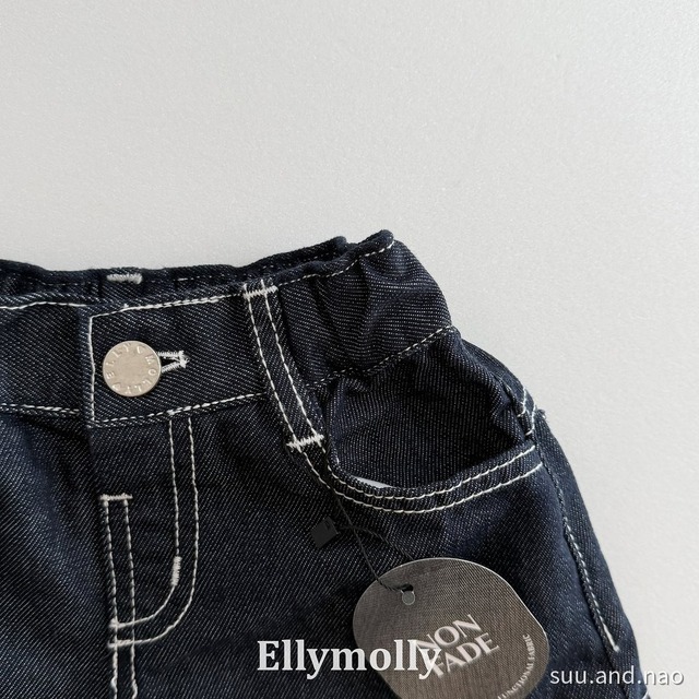 取寄:ELLYMOLLY フラップノンフェードパンツ※送料無料