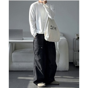 コットンベーシックロングTシャツ　1323