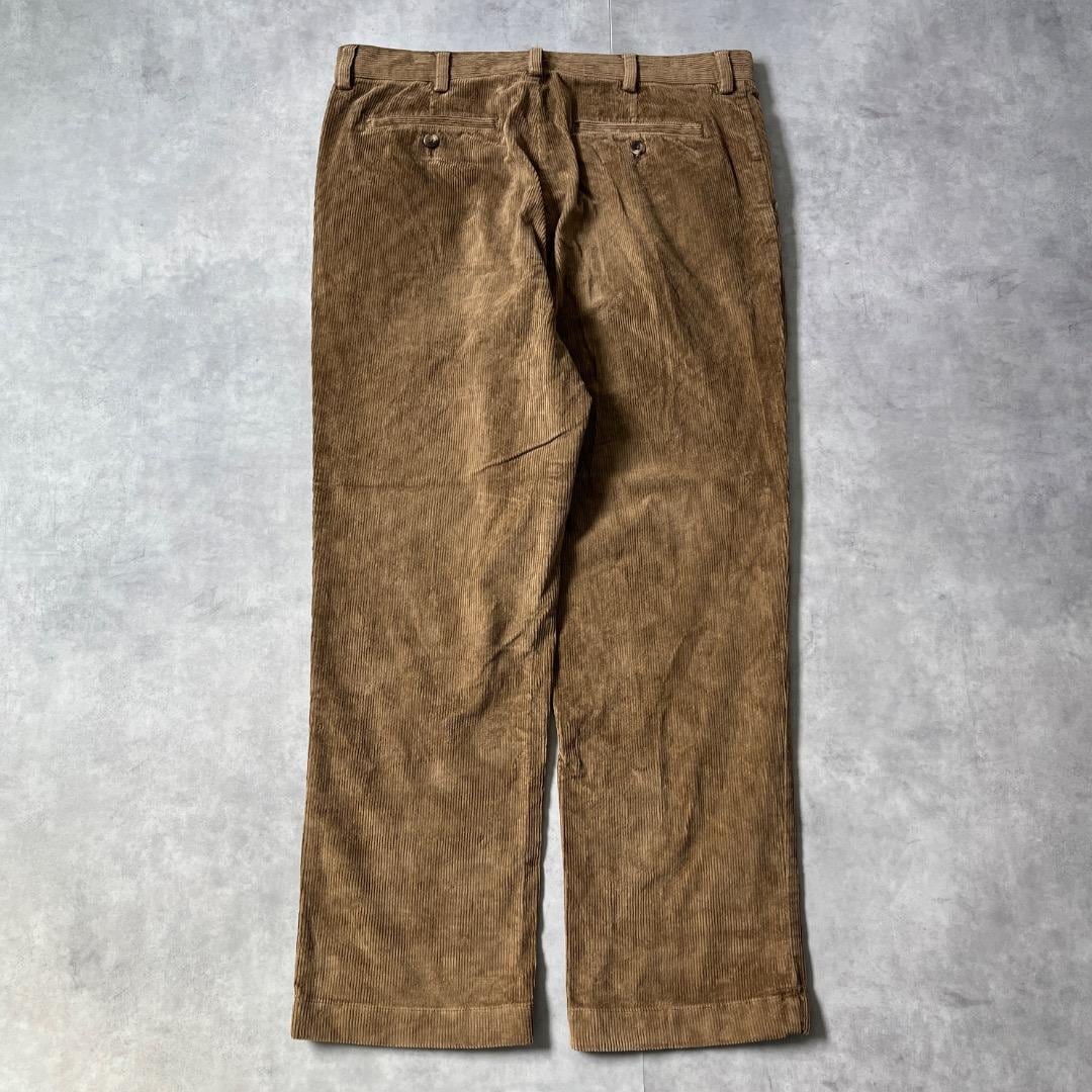 エルエルビーン W35 コーデュロイボトム チノパン 古着 茶 17071