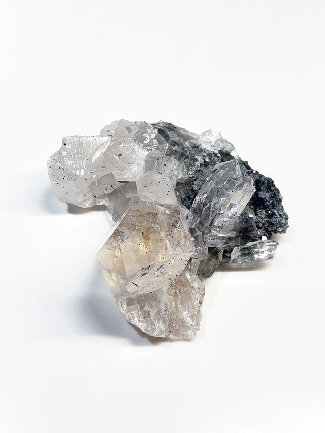 クォーツクラスター×クローライト×アナテース【ML-0183】インド マニハール