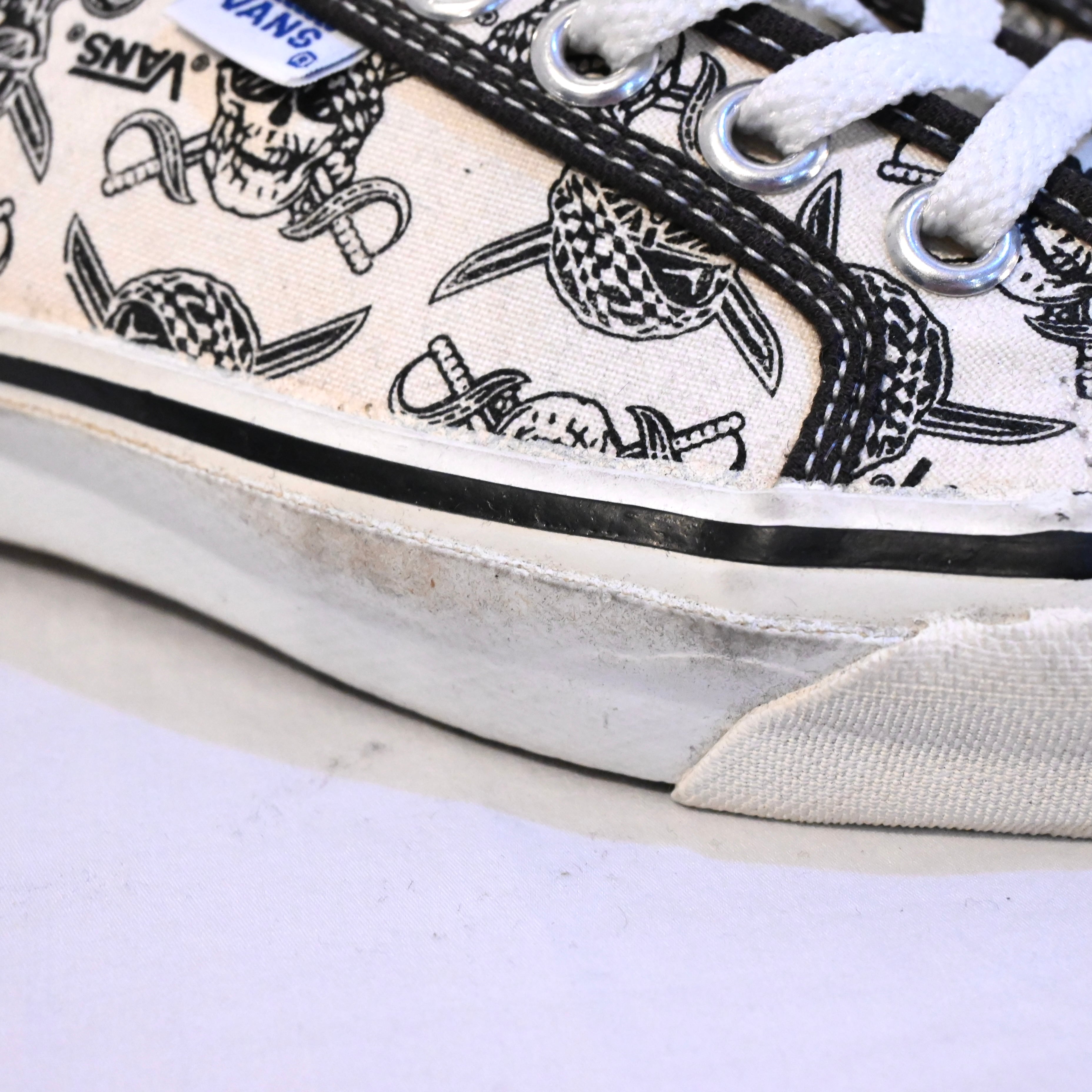 80's Deadstock Vans skull pirates made in USA size 7 バンズ スカル 