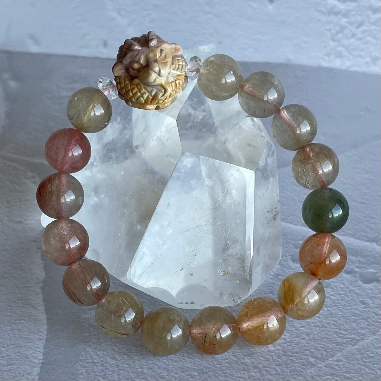 No.071 Mixラビットヘアルチル 龍頭ブレス | Le rouet (ルエ)