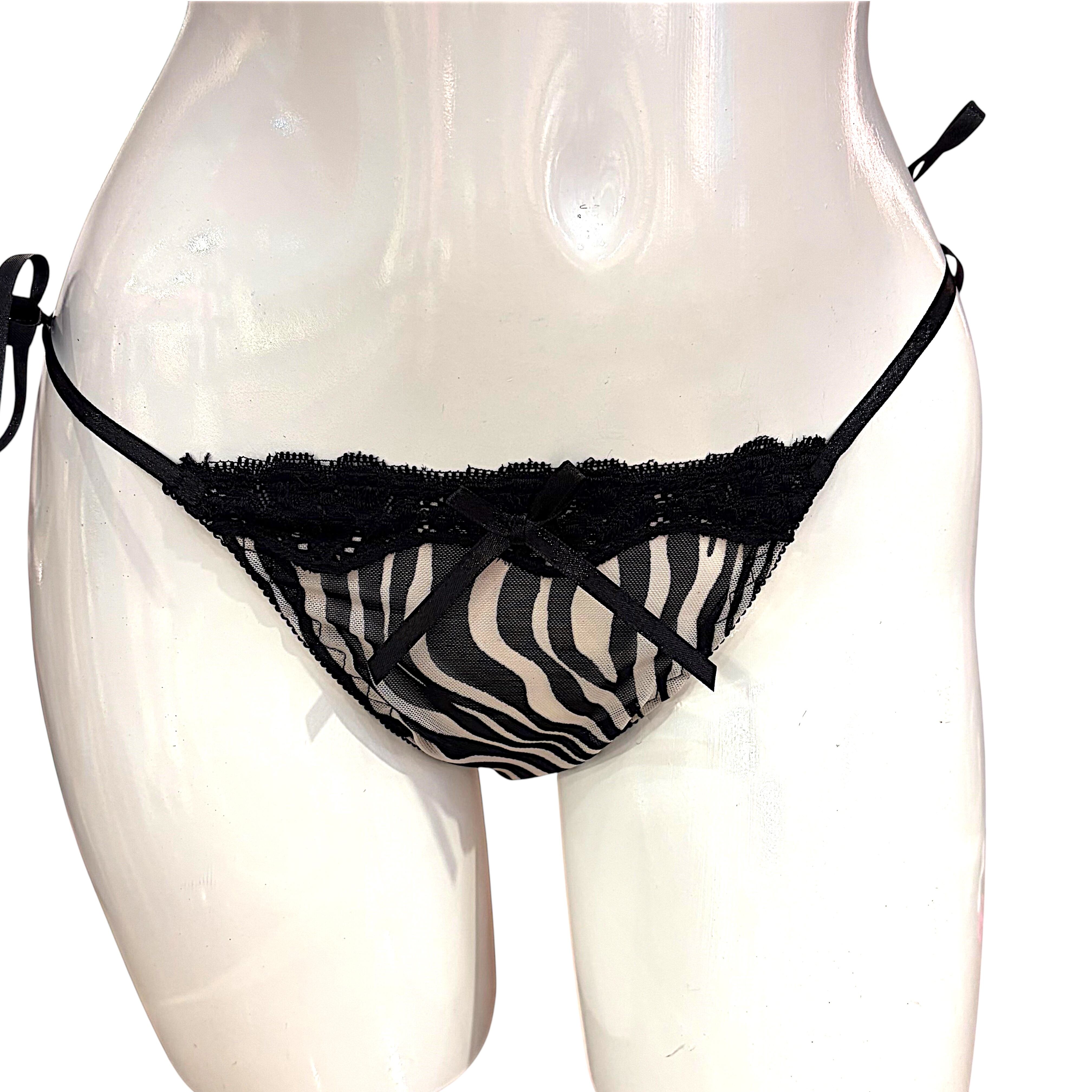 Slip【PIXY25 ゼブラ】ゼブラ柄×透け感セクシーランジェリー | 【公式