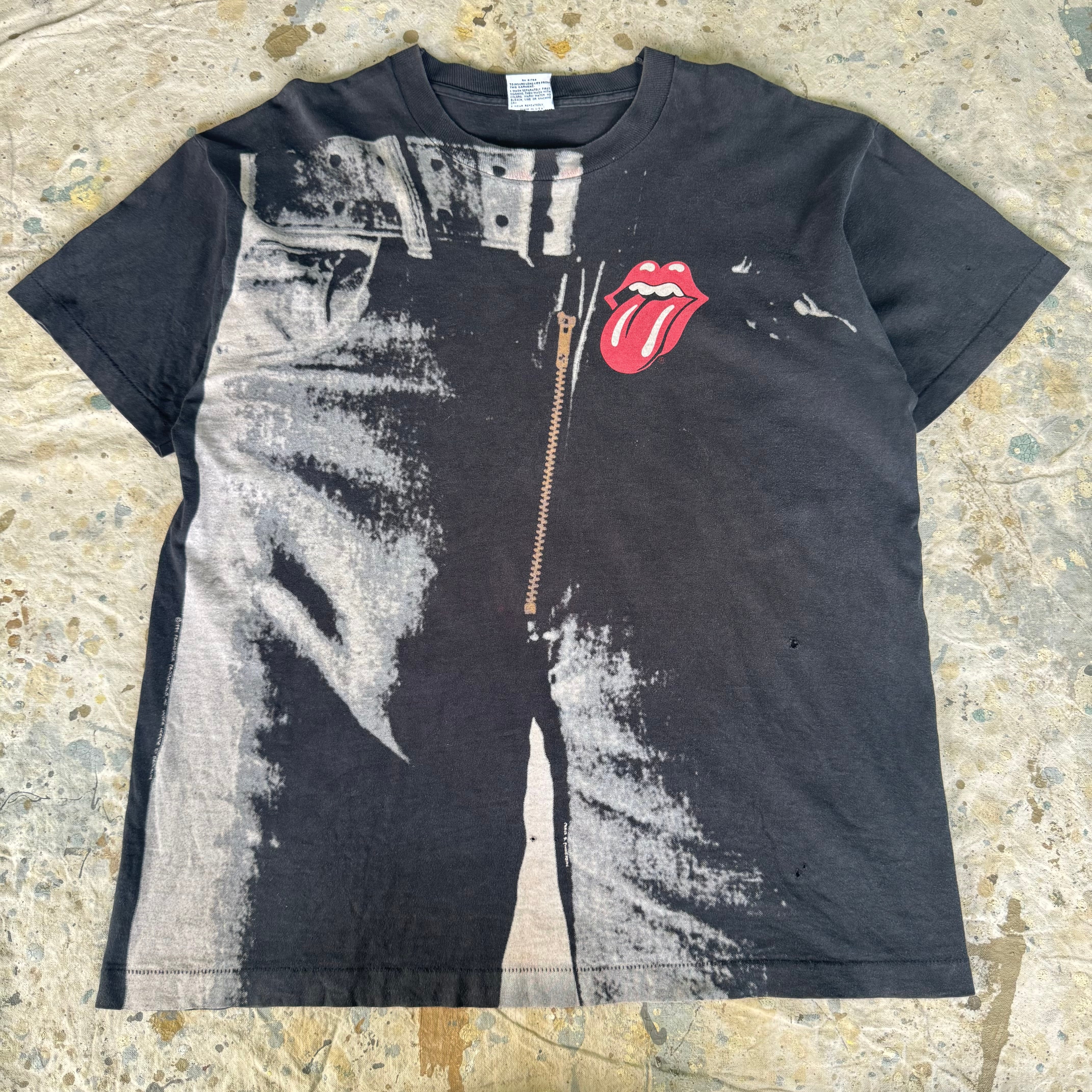 90S 襤褸 フェード  Cobain T-shirt XL相当 90s Kurt Cobain Tシャツ Nirvana フェード ブラック XL相当 | 古着屋