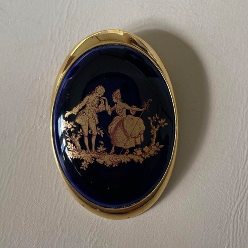 Limoges France ブローチ