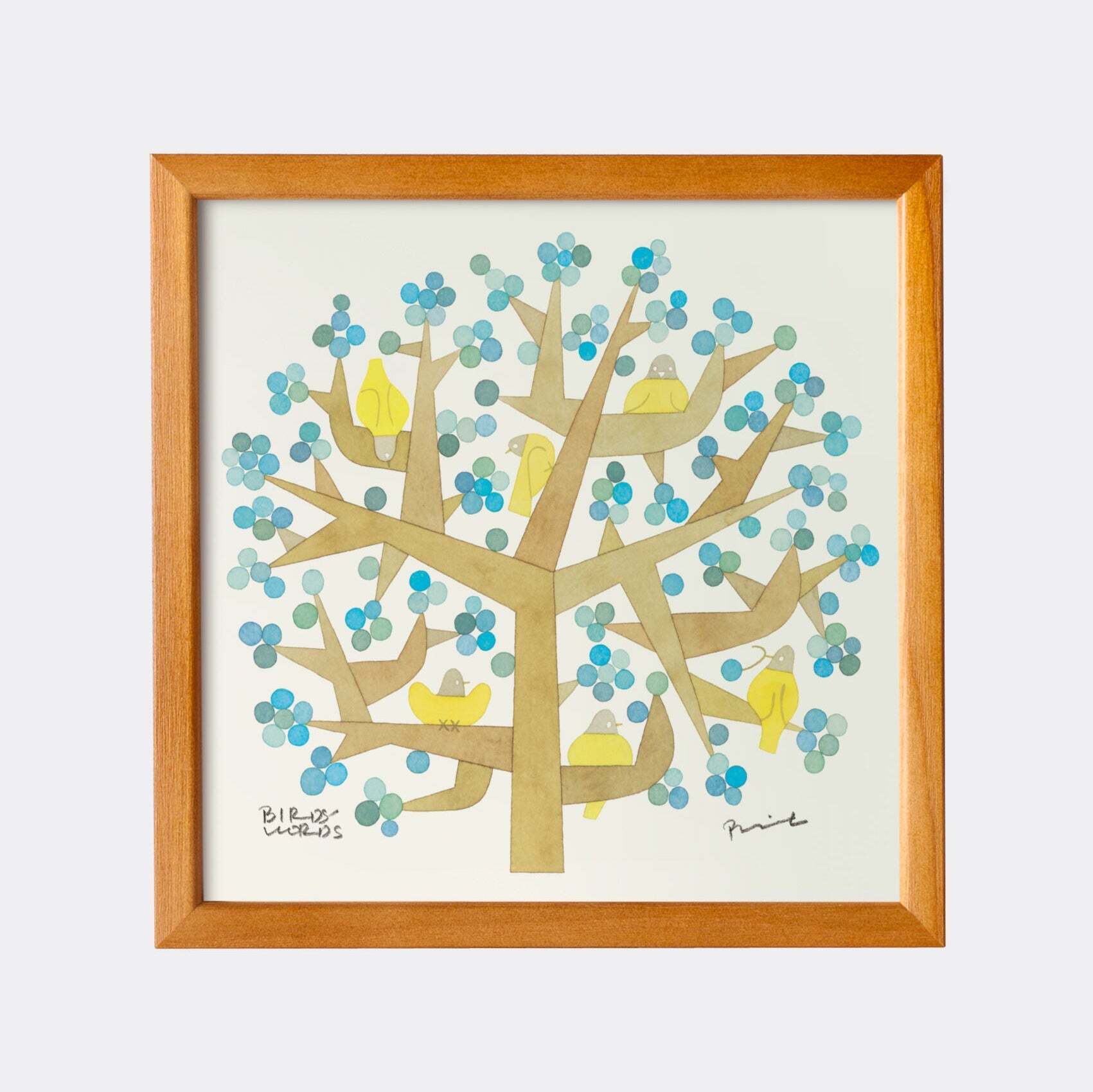 BIRDS WORDS POSTER 20 額装タイプ［木製］/TREE OF LIFE | MONOGATARI ONLINESHOP  powered by BASE