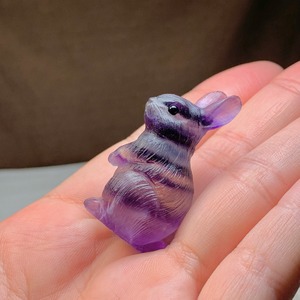 2.りんご大好きうさぎさん☆りんごがなる招財樹・ペリドット