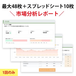 3C分析レポート 1回のみ（単発）